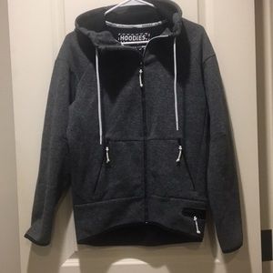 NWOT! HOODIES.ATHLEISURE women ZipUp hoodie sweatshirt/jacket zip pocket size XS